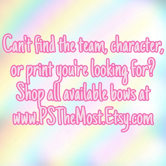 Softball ❤️ Hair Bow - Picture 5 of 5